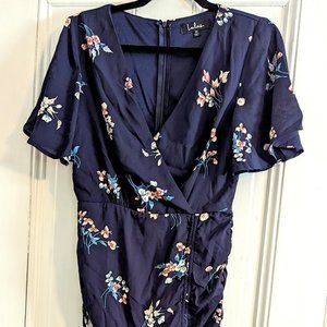 Lulus Dress, Navy, Medium